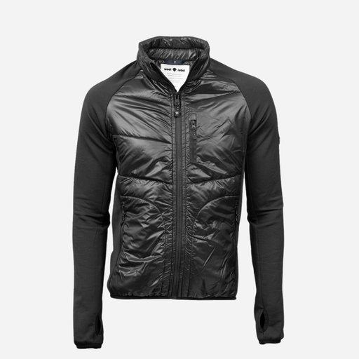 Wool Rebel Hybrid Jacket Men Poseidon